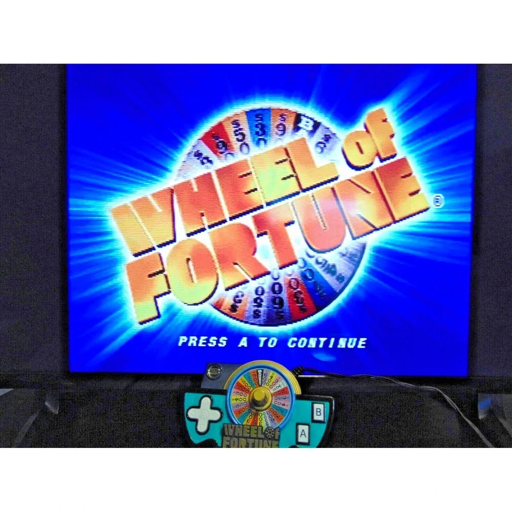 Wheel of Fortune TV Plug N Play Game Jakks Pacific Video Plug and Play (Tested)‎
